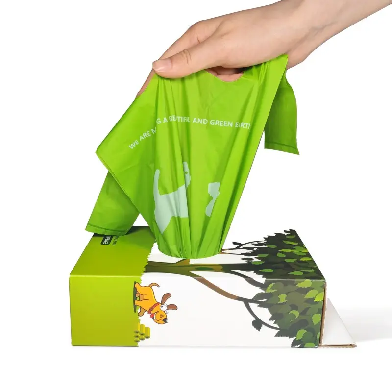 Certified pet waste bags with handle 120 Counts (OEMODM Available) (3).jpg