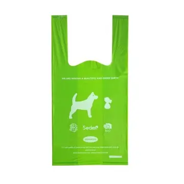 Certified pet waste bags with handle 120 Counts (OEM/ODM Available)